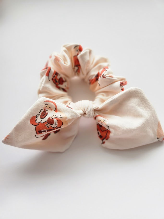 Santa Bow Scrunchie