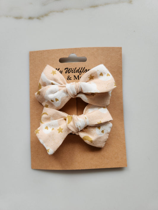 Stars and Ghosts Pigtail Set