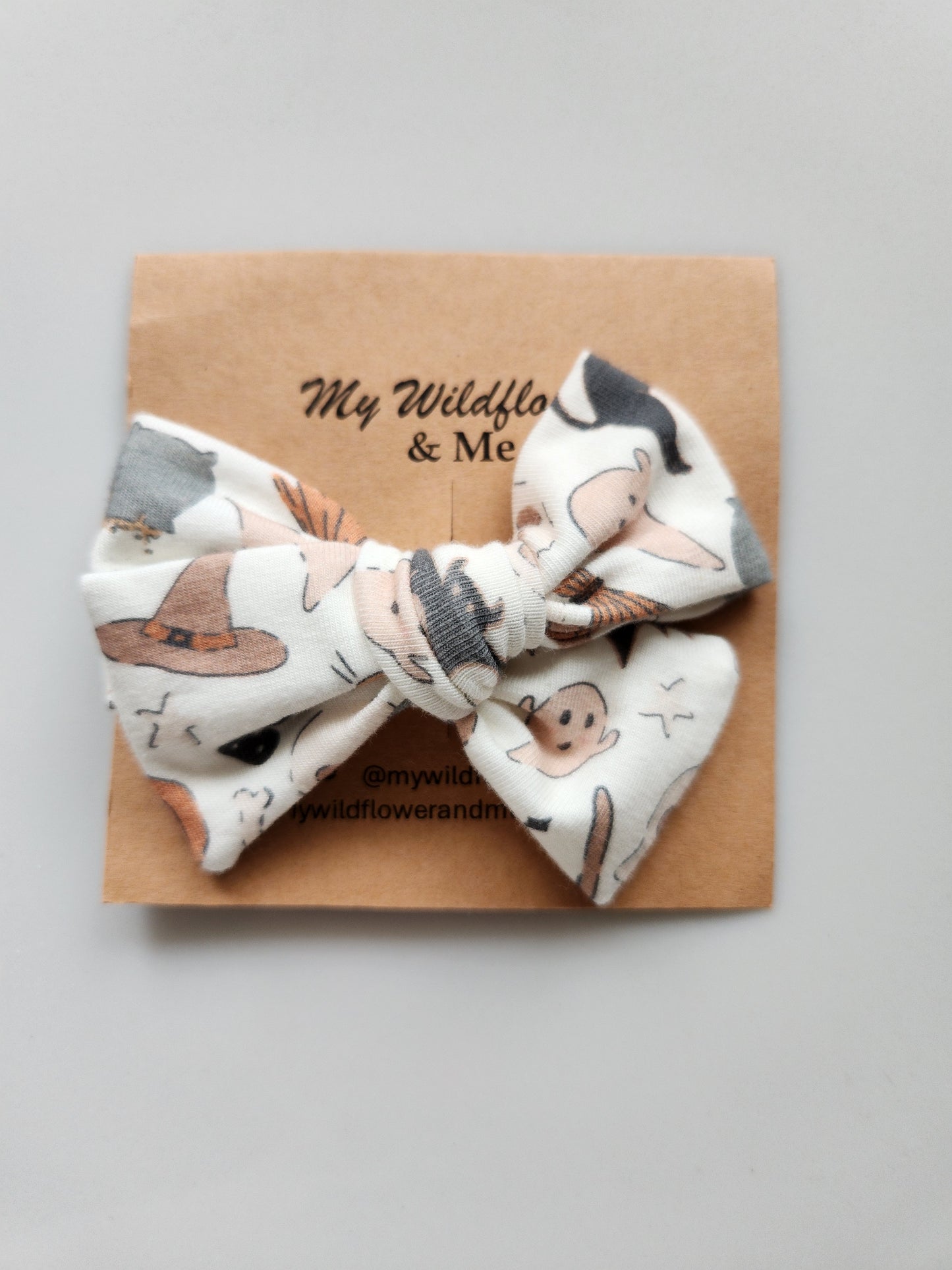 Spooky Icons Medium Pinwheel Bow