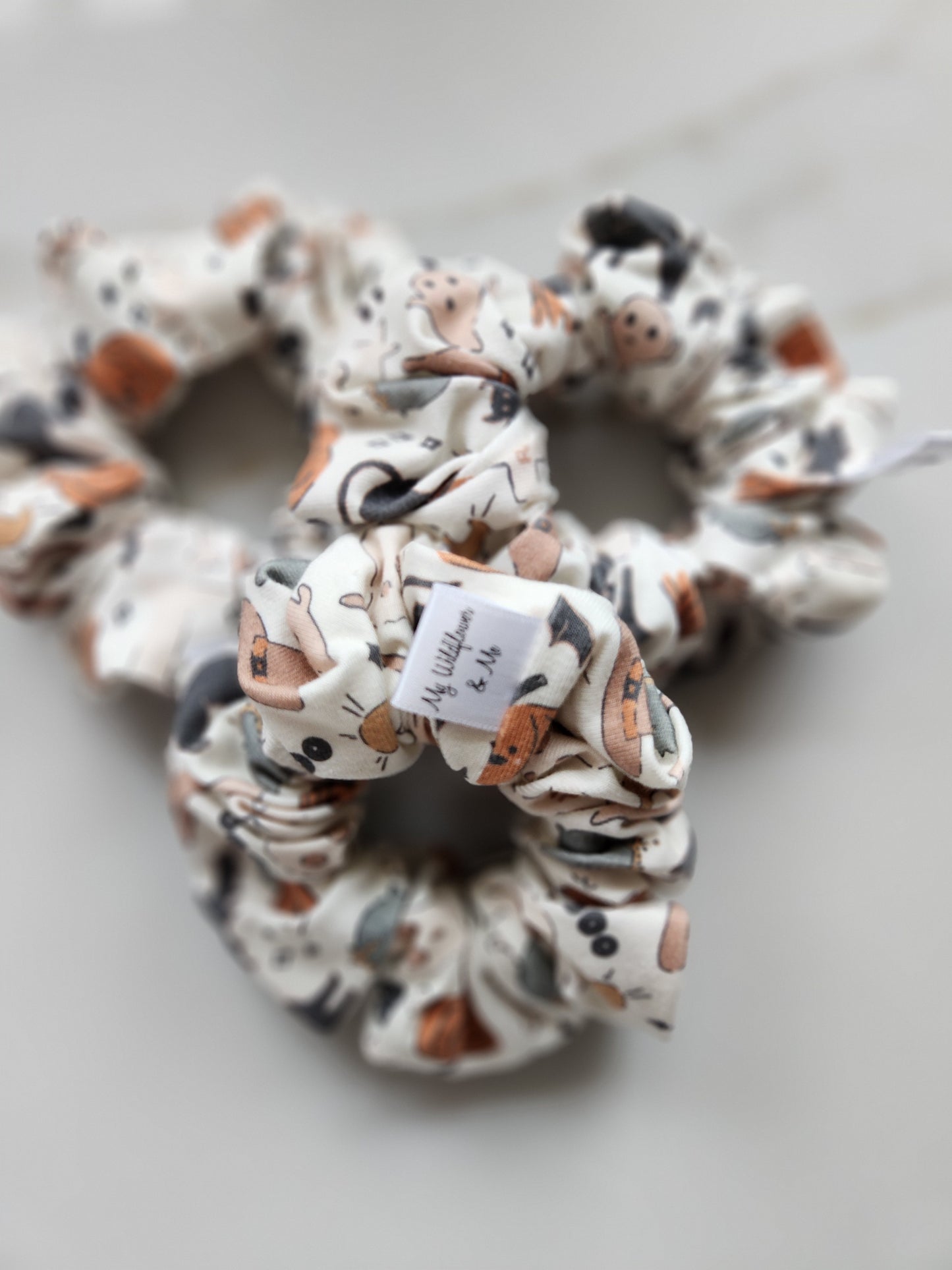 Spooky Icons Scrunchie