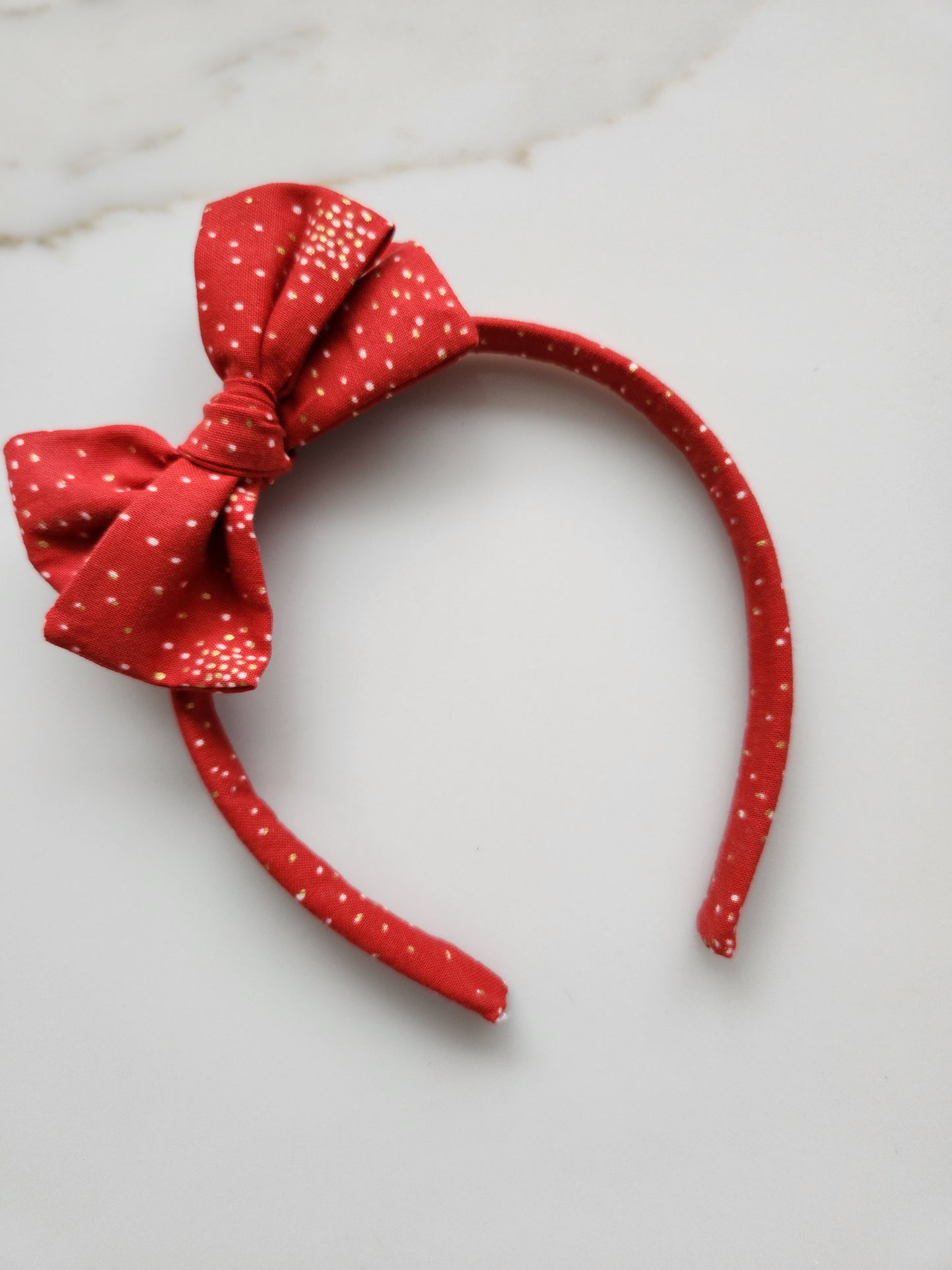 Red and Gold Fireworks Alice Headband