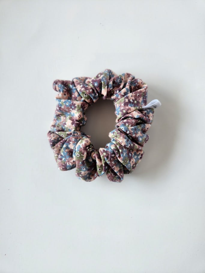 Spring Garden Floral Scrunchie