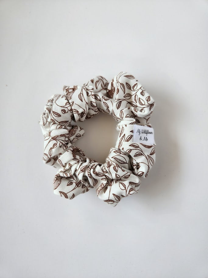 Birds and Branches Scrunchie