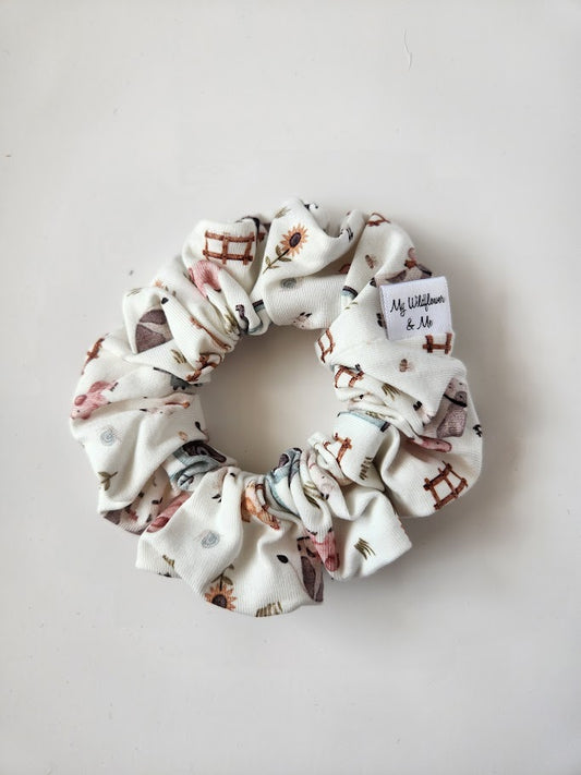 Farm Animals Scrunchie