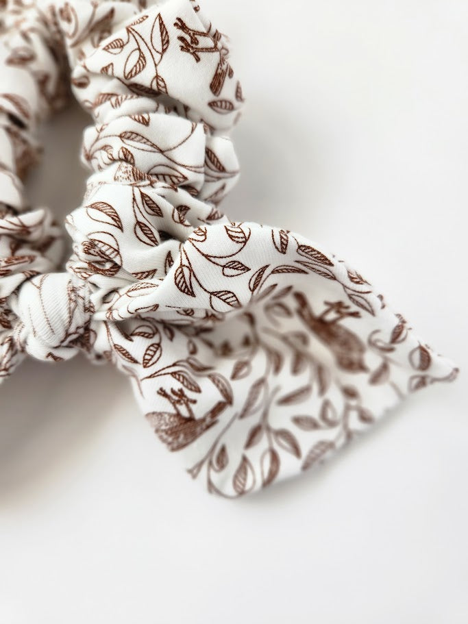 Birds and Branches Bow Scrunchie