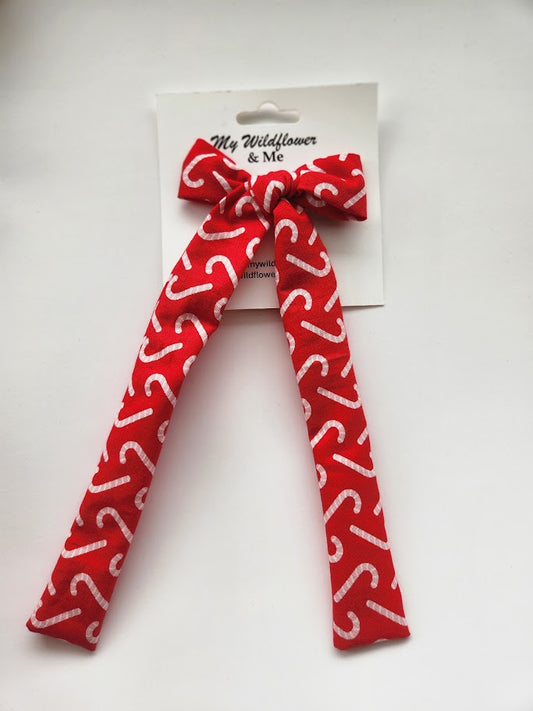 Christmas Trees Long-Tailed Bow